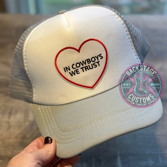 ♥️CLOSE OUT | In Cowboys We Trust Trucker Hat *Multiple Options - Picture 3 of 5